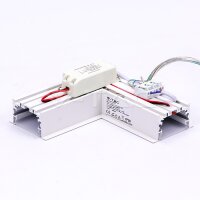 8W L Shape Connector White Body 4000K