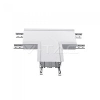 14W T Shape Connector Downside Silver Body 4000K