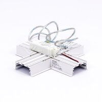 16W X Shape Connector Downside For Hanging White Body 4000k