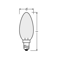 PARATHOM&copy; Retrofit CLASSIC B DIM 40 FR 5 W/2700 E14 DIM