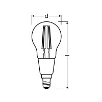 PARATHOM&copy; Retrofit CLASSIC P DIM 40 CL 5 W/2700 E14 DIM