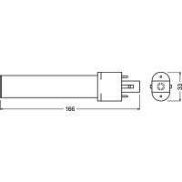 LED-Speziallampen 4.5 W/4000 200 mm EM