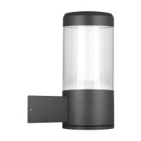 Outdoor Facade Lantern 12W/3000K Grey IP54