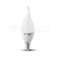 LED Bulb - 4W E14 Candle Flame 4500K