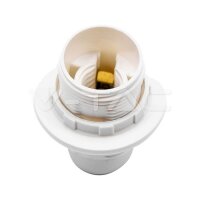 ?14 LAMP HOLDER  ( POLYBAG + CARD) WHITE WITH SUNSHADE
