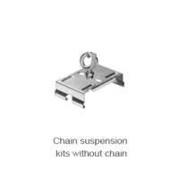 Montageclip Abh&auml;ngemontage f&uuml;r Kette, ohne Kette