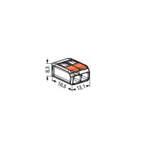 Wago Verbindungsklemme 2x0,2-4mm2