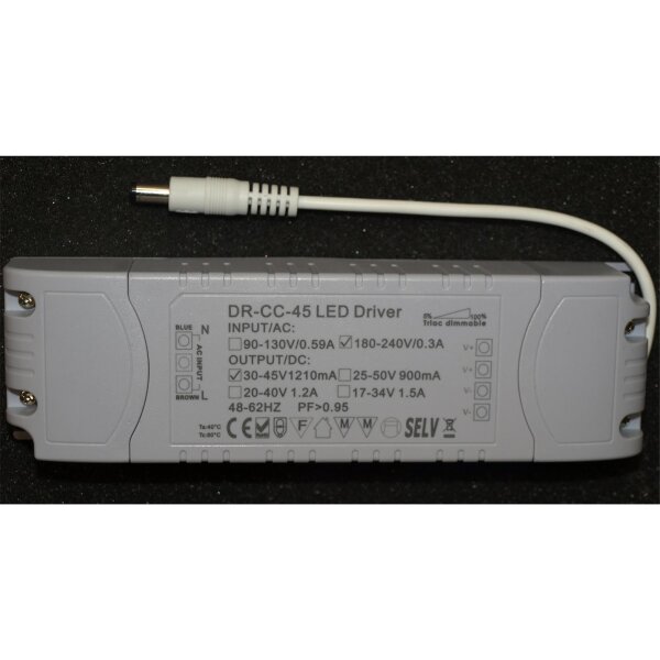 Netzteil für Paneel 45W, Triac dimmbar