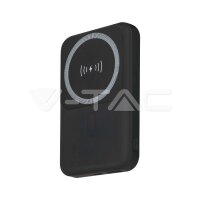 10000mah MAGNETIC WIRELESS POWER BANK WITH METAL RING-BLACK