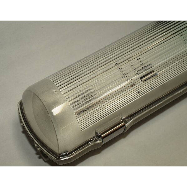 Feuchtraumbalken IP65 für LED-Röhren, 1-flammig, 600mm