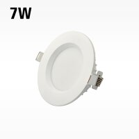 LED-Downlight, 7W, 230V AC, 120&deg;, dm 125mm, cut-out 90mm