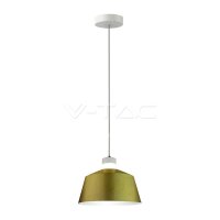 7W Led Pendant Light (Acrylic) - Gold Lamp Shade...