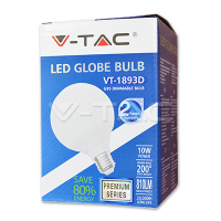 LED Bulb - 10W G95 ?27 Thermoplastic 6000K