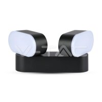 12W Led Wall Lamp Movable Black Body 3000K