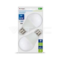 LED Bulb - 9W E27 A60 Thermoplastic 3Step Dimming 2700K 2...