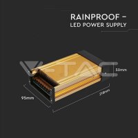 250W LED RAINPROOF POWER SUPPLY 12V IP45