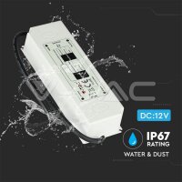 75W LED PLASTIC SLIM POWER SUPPLY 12V IP67