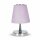 5W LED Desk Lamp 4000K Chrome Body+Purple Shade