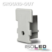 Endkappe für Profil GROUND-OUT12 silber, inkl....