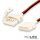 Clip-Verbinder mit Kabel (max. 5A) C1-210 für 2-pol. IP20 Flexstripes mit Breite 10mm, Pitch >12mm