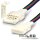 Clip-Verbinder mit Kabel (max. 5A) C1-410 für 4-pol. IP20 Flexstripes mit Breite 10mm, Pitch >12mm