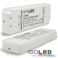 LED Trafo 12V/DC, 0-50W, SELV, ultraflach