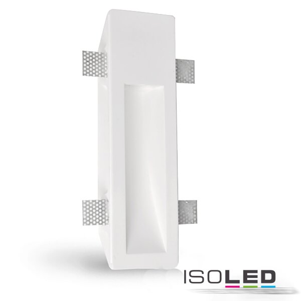 Gips Wand-Einbauleuchte, länglich, für GU10/MR16 Spots, große Bauform