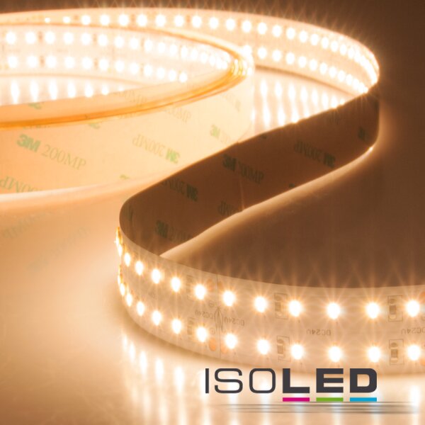 LED CRI930 Flexband, 24V DC, 30W, zweireihig, IP20, 3000K, 5m Rolle, 240 LED/m