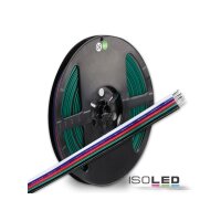 Kabel RGB+W 10m Rolle 5-polig 0,50mm² H03VH-H AWG20