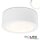 LED Aufbauleuchte LUNA 18W, weiß, rund, DN173, indirektes Licht, neutralweiß