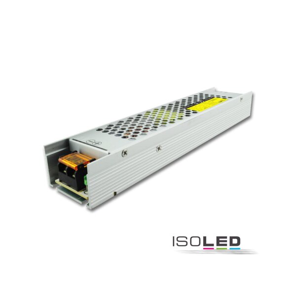 LED Trafo 12V/DC, 0-200W, Gitter, flach