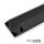 LED Eckprofil CORNER11 Aluminium schwarz RAL 9005, 200cm