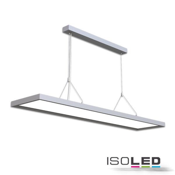 LED Office Pro Pendelleuchte Up&Down, 20W+40W, silber, UGR<19, 4000K, 1-10V dimmbar