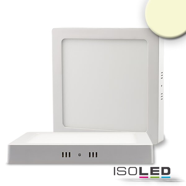 LED Deckenleuchte weiß, 24W, eckig, 300x300mm, warmweiß, dimmbar