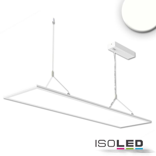 LED Office Hängeleuchte Up&Down, 20W+20W, 30x120cm, weiß, UGR<19, 4000K, dimmbar