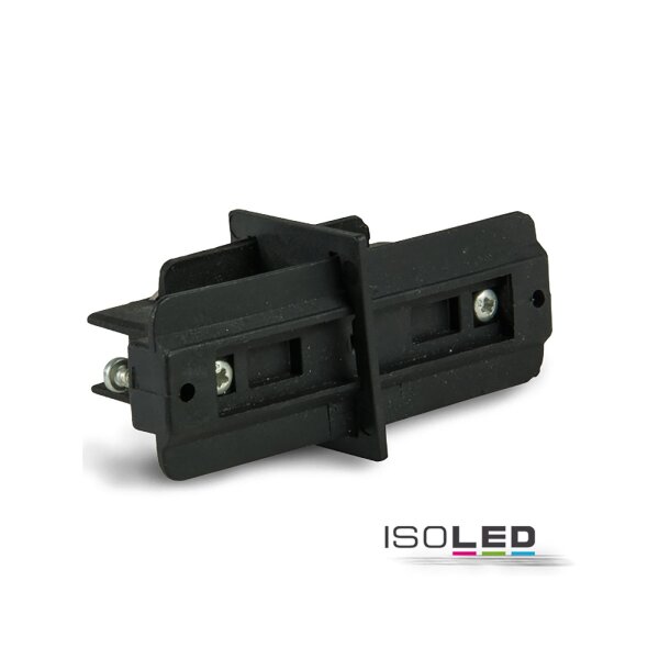 3-Phasen Classic Linear-Verbinder isoliert, schwarz