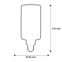 LED Zylinder Verlauf matt