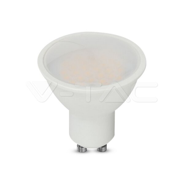 10W GU10 LED PLASTIC SPOTLIGHT-MILKY COVER 3000K