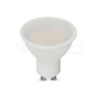 10W GU10 LED PLASTIC SPOTLIGHT-MILKY COVER 3000K