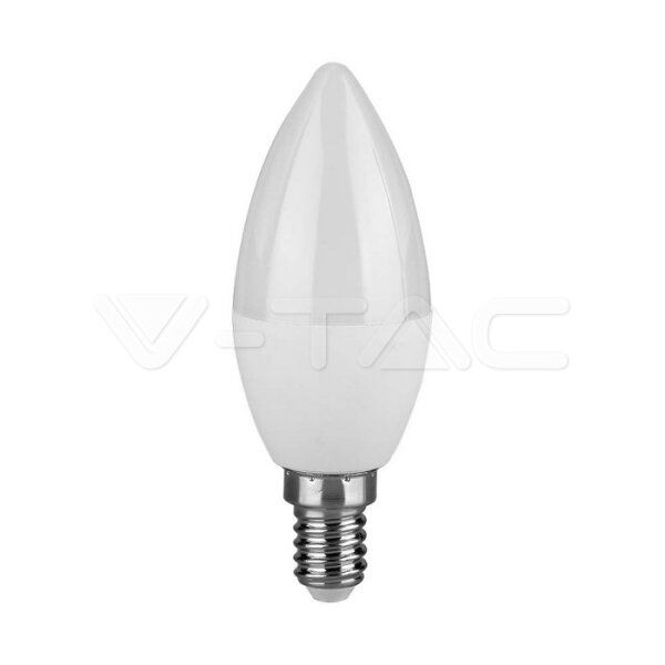 6.5W PLASTIC CANDLE BULB 3000K E14