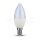 4.5W PLASTIC CANDLE BULB WITH SAMSUNG CHIP 4000K E14 A++
