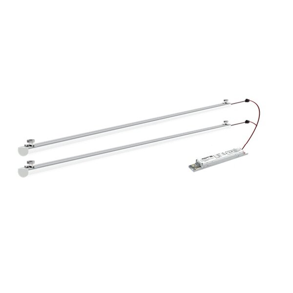 Umrüstsatz Langefldleuchte 2xT5E-1500, bis zu 55W, einstellbar. Lichtfarbe einstellbar. 3000K oder 4000K.
