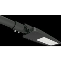 Straßenleuchte TITANS S2022, 80W, CREE 3030, 3000K, Dali dimmbar, Inventronics Netzteil, inklusive Timer Dimmung. Ledil Linsentechnologie, für Mastdurchmesser 60mm, 5 Jahre Garantie, Schutzklasse II