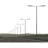 Straßenleuchte TITANS S2022, 80W, CREE 3030, 3000K, Dali dimmbar, Inventronics Netzteil, inklusive Timer Dimmung. Ledil Linsentechnologie, für Mastdurchmesser 60mm, 5 Jahre Garantie, Schutzklasse II