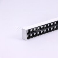 LED Linear Light SAMSUNG CHIP - 60W Hangign Non Linkable White Body 4000K 1179x64x35mm
