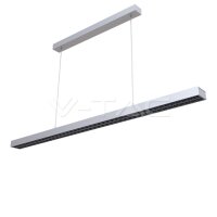 LED Linear Light SAMSUNG CHIP - 60W Hangign Non Linkable Silver Body 4000K 1179x64x35mm  UGR