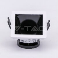 GU10 FITTING SQUARE-WHITE+BLACK