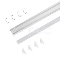 Led Strip Mounting Kit With Diffuser  2000* 24.7*7MM Milky