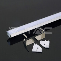 Led Strip Mounting Kit With Diffuser  2000* 19*19MM Milky