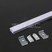 Led Strip Mounting Kit With Diffuser  2000* 23.5*10MM White Housing